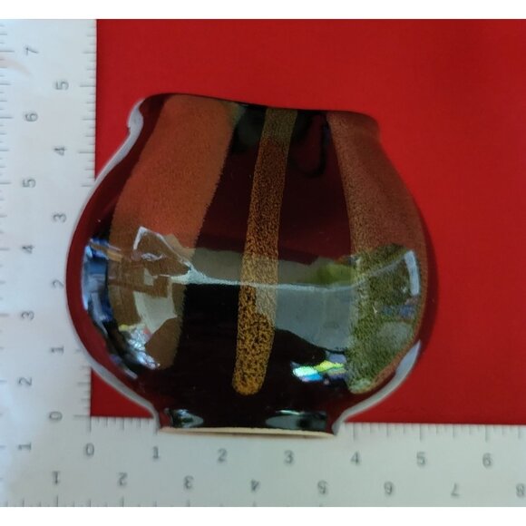 Sango Avanti Black Creamer and Sugar Set Ceramic Drip Glaze Mid Century Modern B - Picture 9 of 12